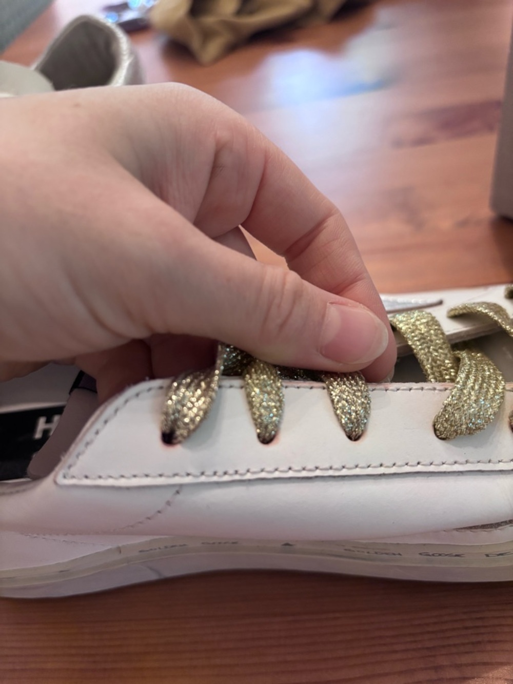 Golden Goose Hi Star with star and metallic silver heel - Picture 7 of 12